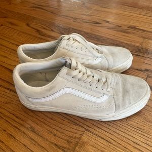 Vans old skool suede crème